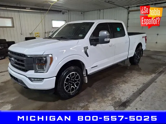 White 2022 Ford F-150 Lariat for sale in Michigan Center, MI