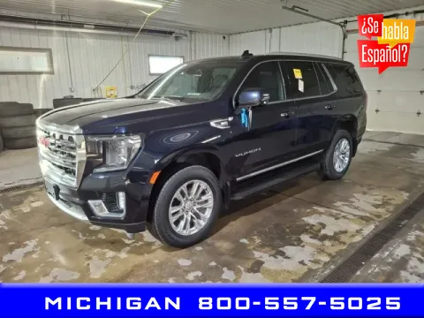 Black 2021 GMC Yukon SLT for sale in Michigan Center, MI