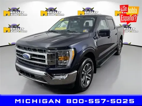 Black 2021 Ford F-150 Lariat for sale in Michigan Center, MI