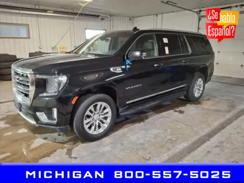 Black 2022 GMC Yukon XL SLT for sale in Michigan Center, MI