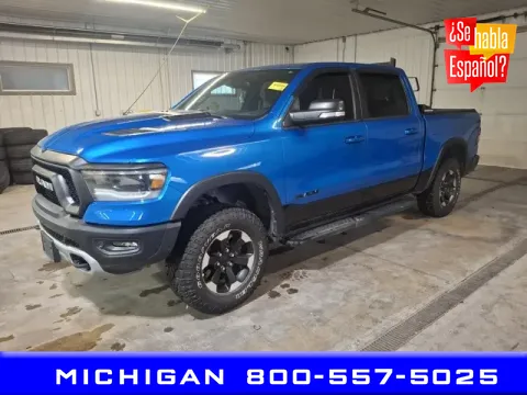 Blue 2022 Ram 1500 Rebel for sale in Michigan Center, MI