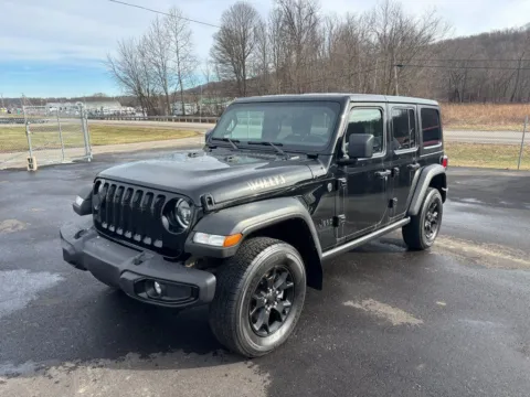 Black 2023 Jeep Wrangler Willys Wheeler for sale in Crooksville, OH