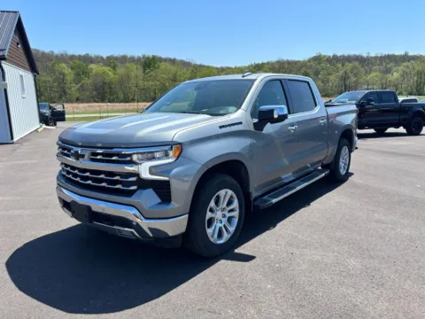 Silver 2024 Chevrolet Silverado 1500 LTZ for sale in Crooksville, OH