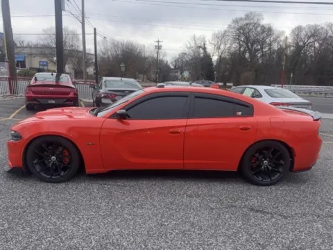 Red 2016 DODGE CHARGER R/T for sale in Brentwood, MD