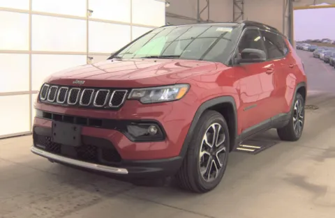 Red 2023 JEEP COMPASS LIMITED W/ LEATHER & SUNROOF for sale in Brentwood, MD