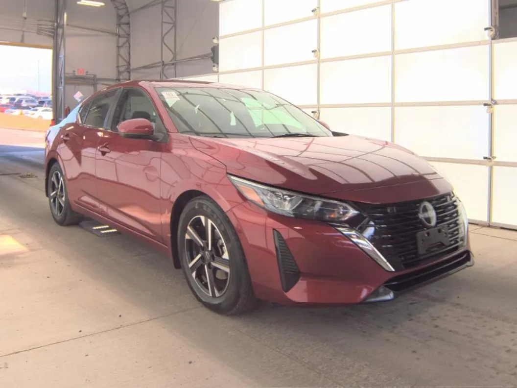 Red 2024 NISSAN SENTRA SV for sale in Brentwood, MD