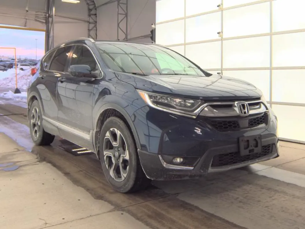 Blue 2018 HONDA CR-V TOURING for sale in Brentwood, MD