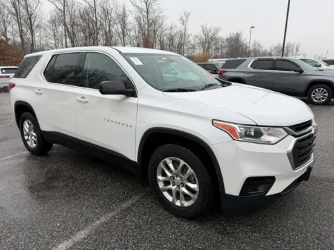 White 2021 CHEVROLET TRAVERSE LS for sale in Brentwood, MD