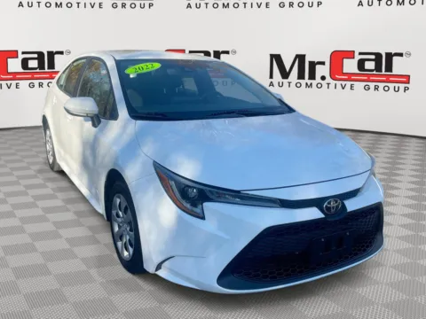 White 2022 TOYOTA COROLLA LE for sale in Brentwood, MD