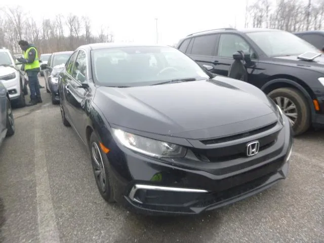 Black 2020 HONDA CIVIC LX for sale in Brentwood, MD