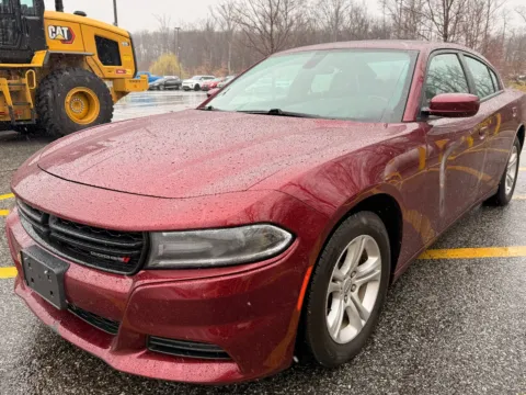 Red 2021 DODGE CHARGER SXT W/ LEATHER & SUNROOF for sale in Brentwood, MD