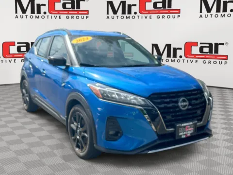 Blue 2024 NISSAN KICKS SR for sale in Brentwood, MD