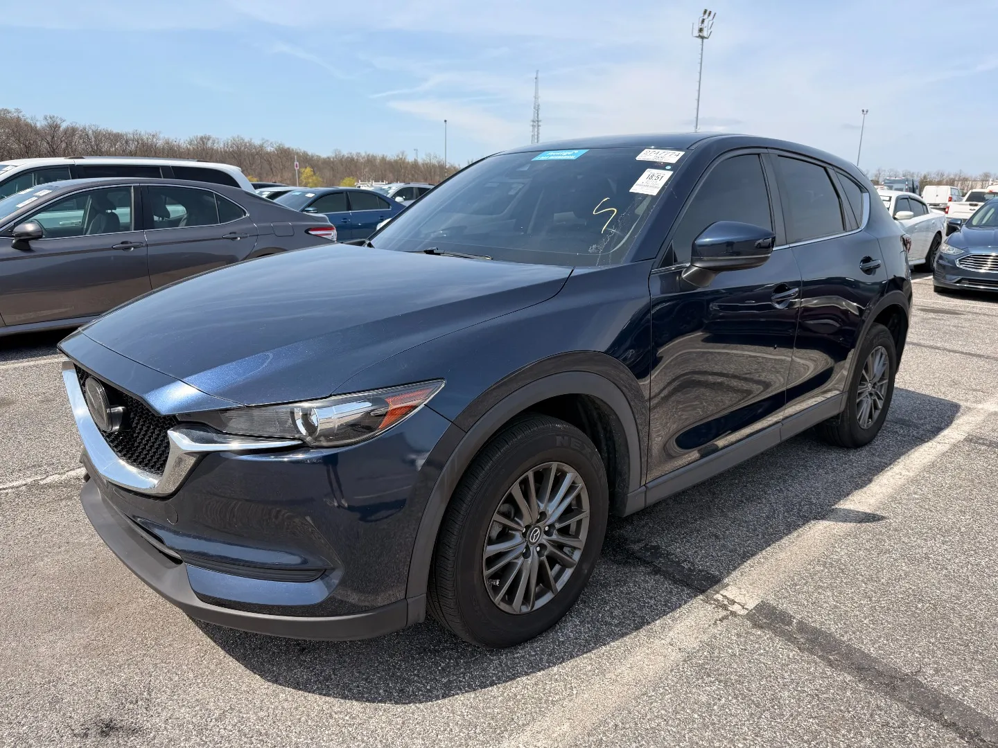 Blue 2019 MAZDA CX-5 TOURING W/ LEATHER & SUNROOF for sale in Brentwood, MD
