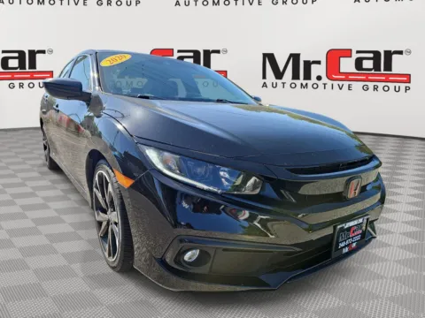 Black 2020 HONDA CIVIC SPORT for sale in Brentwood, MD