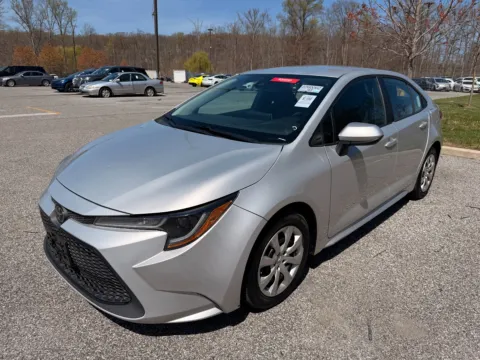 Silver 2021 TOYOTA COROLLA LE for sale in Brentwood, MD