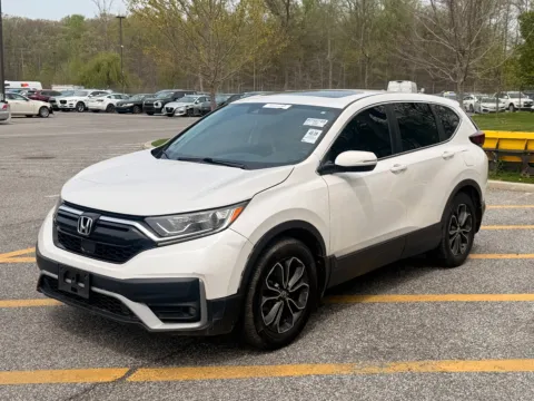 White 2021 HONDA CR-V EX for sale in Brentwood, MD