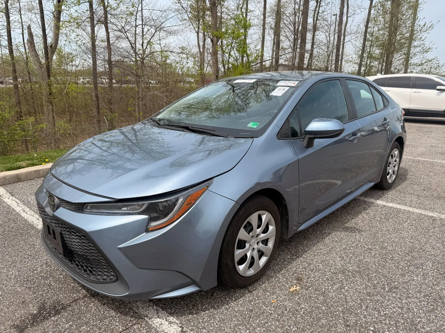 Gray 2021 TOYOTA COROLLA LE for sale in Brentwood, MD