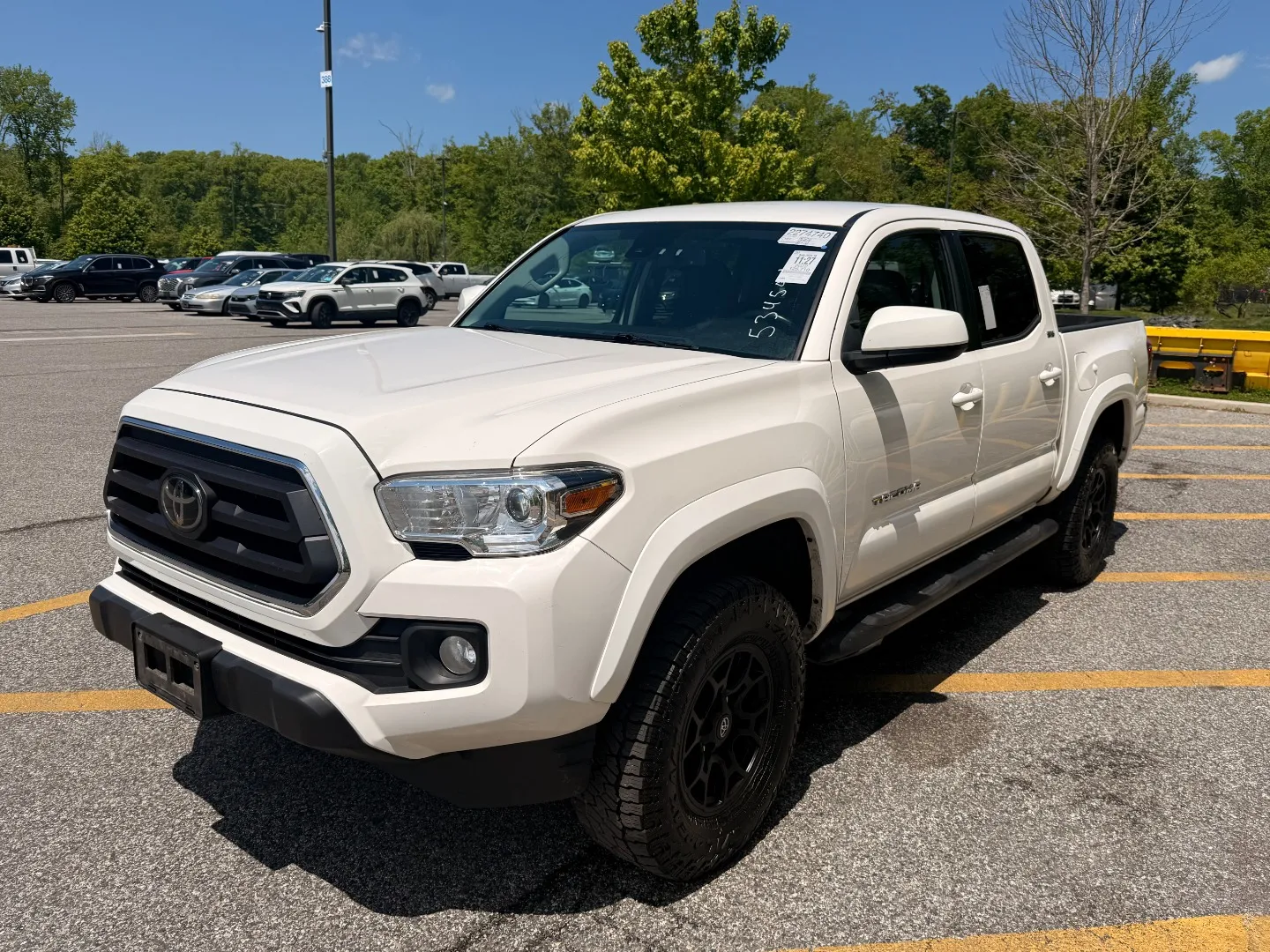 White 2022 TOYOTA TACOMA SR5 4X4 W/ TRD WHEELS for sale in Brentwood, MD
