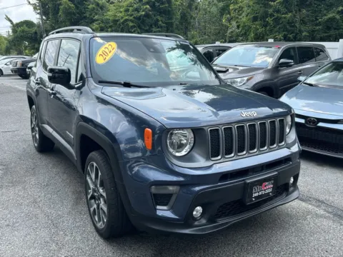 Blue 2022 JEEP RENEGADE LIMITED for sale in Brentwood, MD