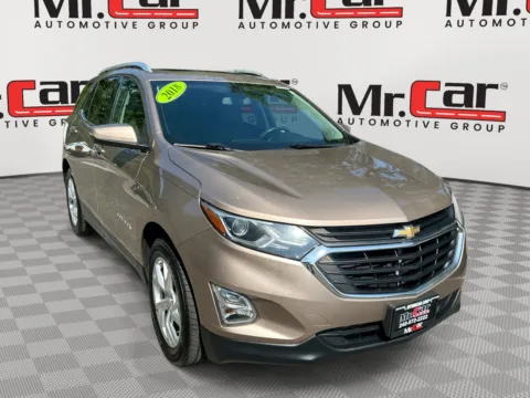 Beige 2018 CHEVROLET EQUINOX LT for sale in Brentwood, MD