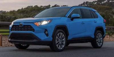 Silver 2021 TOYOTA RAV4 XLE for sale in Brentwood, MD