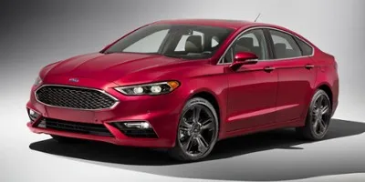 Red 2017 FORD FUSION PLATINUM for sale in Brentwood, MD