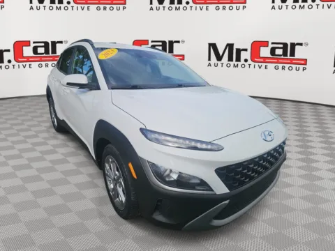 White 2023 HYUNDAI KONA SEL for sale in Brentwood, MD