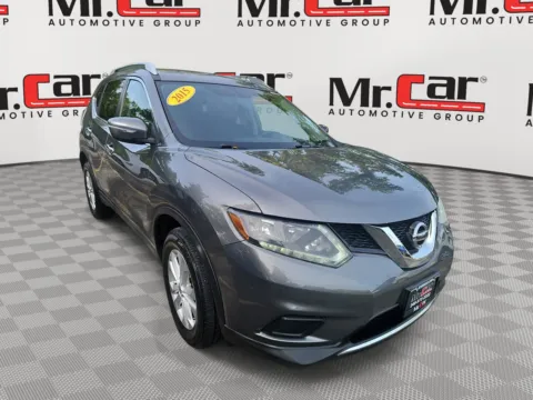 Gray 2015 NISSAN ROGUE SV for sale in Brentwood, MD