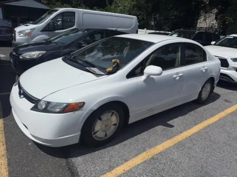White 2006 HONDA CIVIC LX for sale in Brentwood, MD