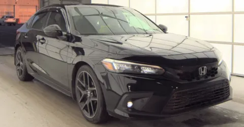 Black 2022 HONDA CIVIC SPORT TOURING W/ LEATHER & SUNROOF for sale in Gaithersburg, MD