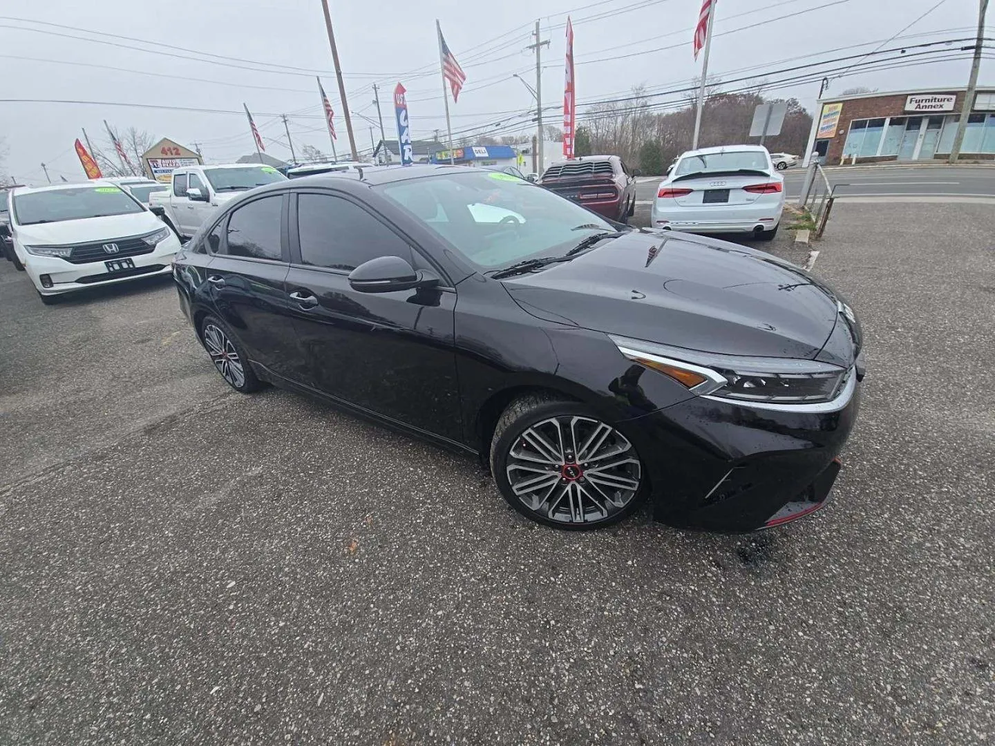 Black 2022 KIA FORTE GT for sale in Gaithersburg, MD