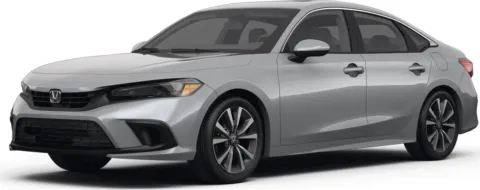 Silver 2022 HONDA CIVIC LX for sale in Gaithersburg, MD