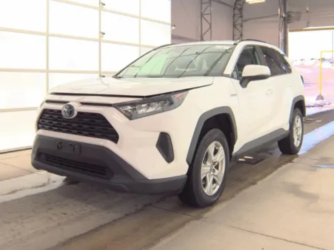 White 2020 TOYOTA RAV4 HYBRID LE for sale in Gaithersburg, MD