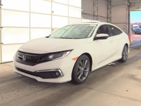 White 2020 HONDA CIVIC EX for sale in Gaithersburg, MD