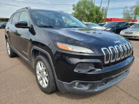 Black 2014 JEEP CHEROKEE LATITUDE for sale in Gaithersburg, MD