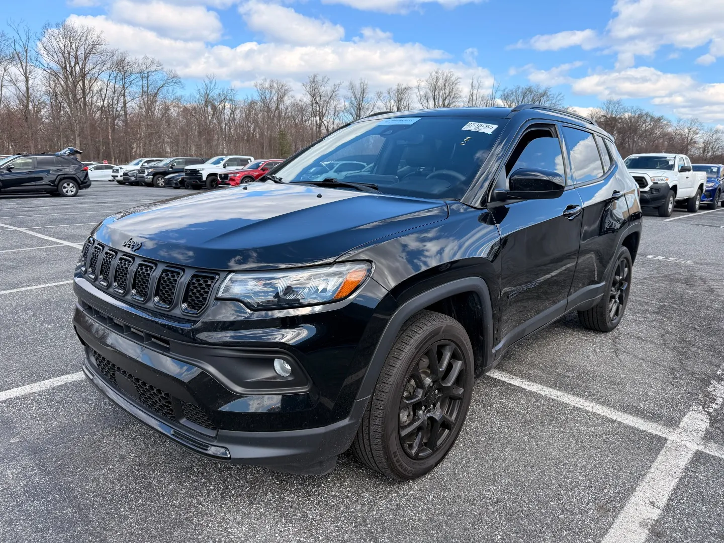 Black 2023 JEEP COMPASS ALTITUDE 4WD for sale in Gaithersburg, MD