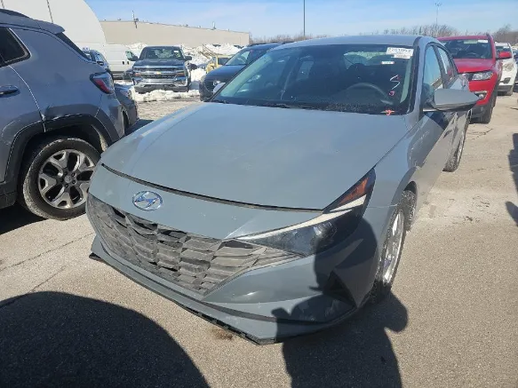 Gray 2021 HYUNDAI ELANTRA SE for sale in Gaithersburg, MD