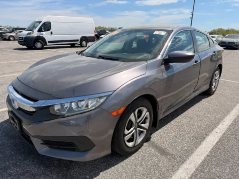 Gray 2018 HONDA CIVIC LX for sale in Gaithersburg, MD