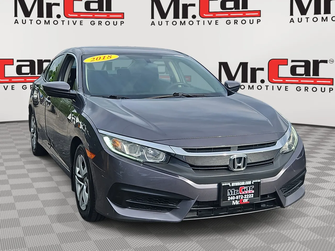 2018 HONDA CIVIC LX for sale in Gaithersburg, MD