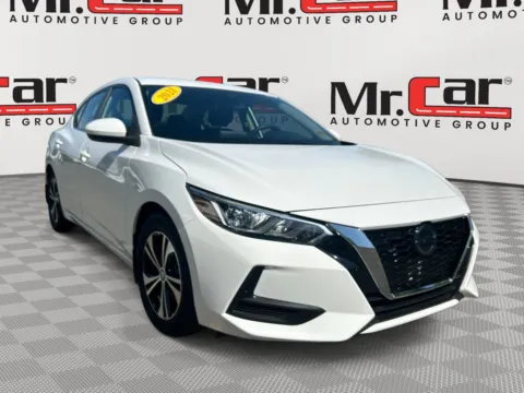 White 2021 NISSAN SENTRA SV for sale in Gaithersburg, MD