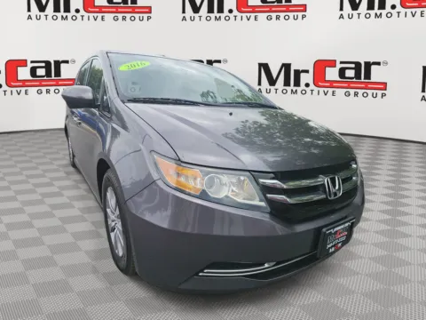 Gray 2016 HONDA ODYSSEY EX-L for sale in Gaithersburg, MD