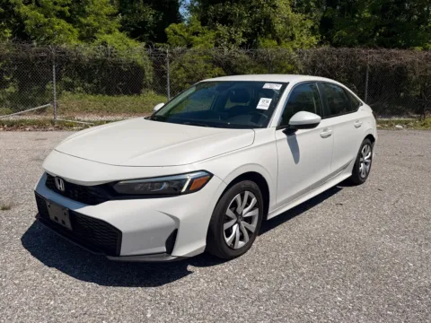 White 2025 HONDA CIVIC LX for sale in Gaithersburg, MD