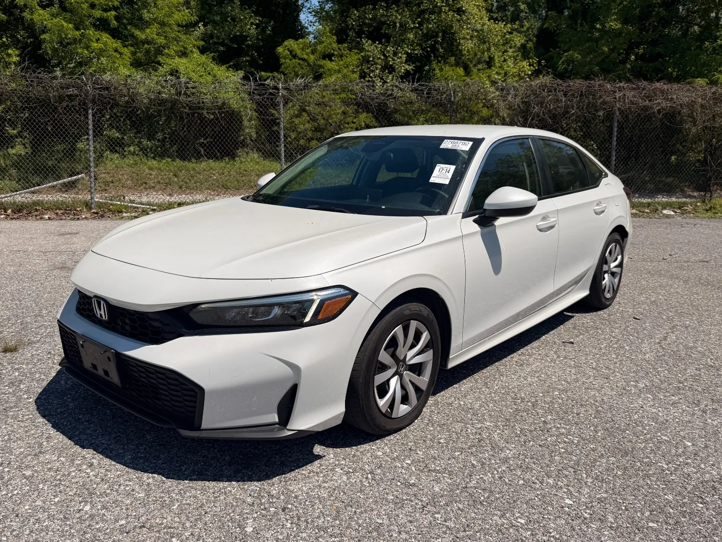 White 2025 HONDA CIVIC LX for sale in Gaithersburg, MD