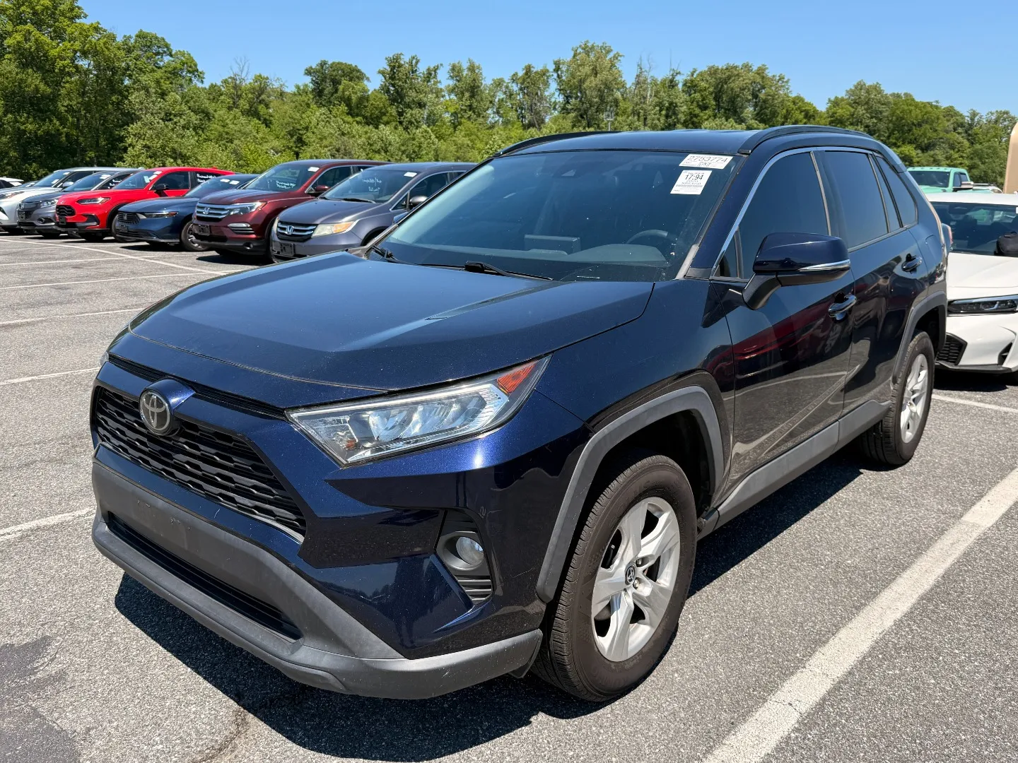 Blue 2020 TOYOTA RAV4 XLE for sale in Gaithersburg, MD