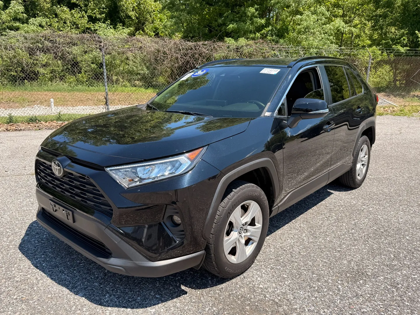 Black 2020 TOYOTA RAV4 XLE W/ AWD for sale in Gaithersburg, MD