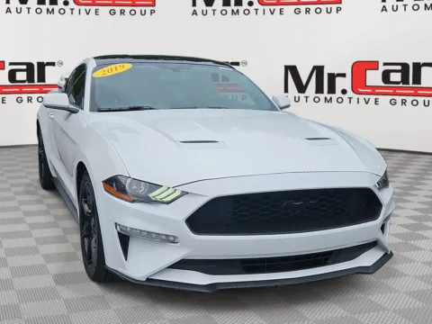 White 2019 FORD MUSTANG ECOBOOST for sale in Gaithersburg, MD