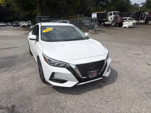 White 2023 NISSAN SENTRA SV for sale in Gaithersburg, MD