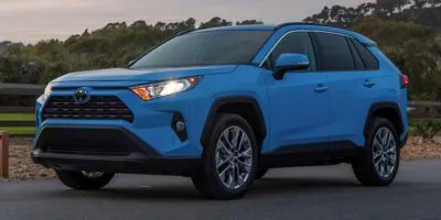Blue 2019 TOYOTA RAV4 LE for sale in Gaithersburg, MD