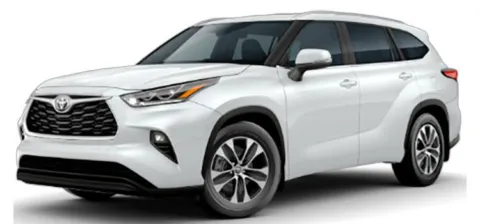 White 2023 TOYOTA HIGHLANDER XLE for sale in Gaithersburg, MD