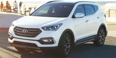 Black 2017 HYUNDAI SANTA FE SPORT 2.4L for sale in Gaithersburg, MD
